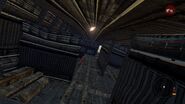 Inside the cargo hold