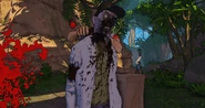A Shambler very surprised that he has a knife in his neck
