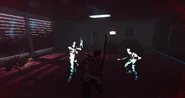 Shadow zombies attacking Cliff in the Crown Residence