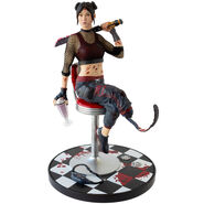 Amy appearing as the collectible figure available to purchase separately from the game