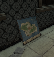 The unusable Fast Travel map in Todd's office
