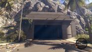 The Resort entrance to the tunnel