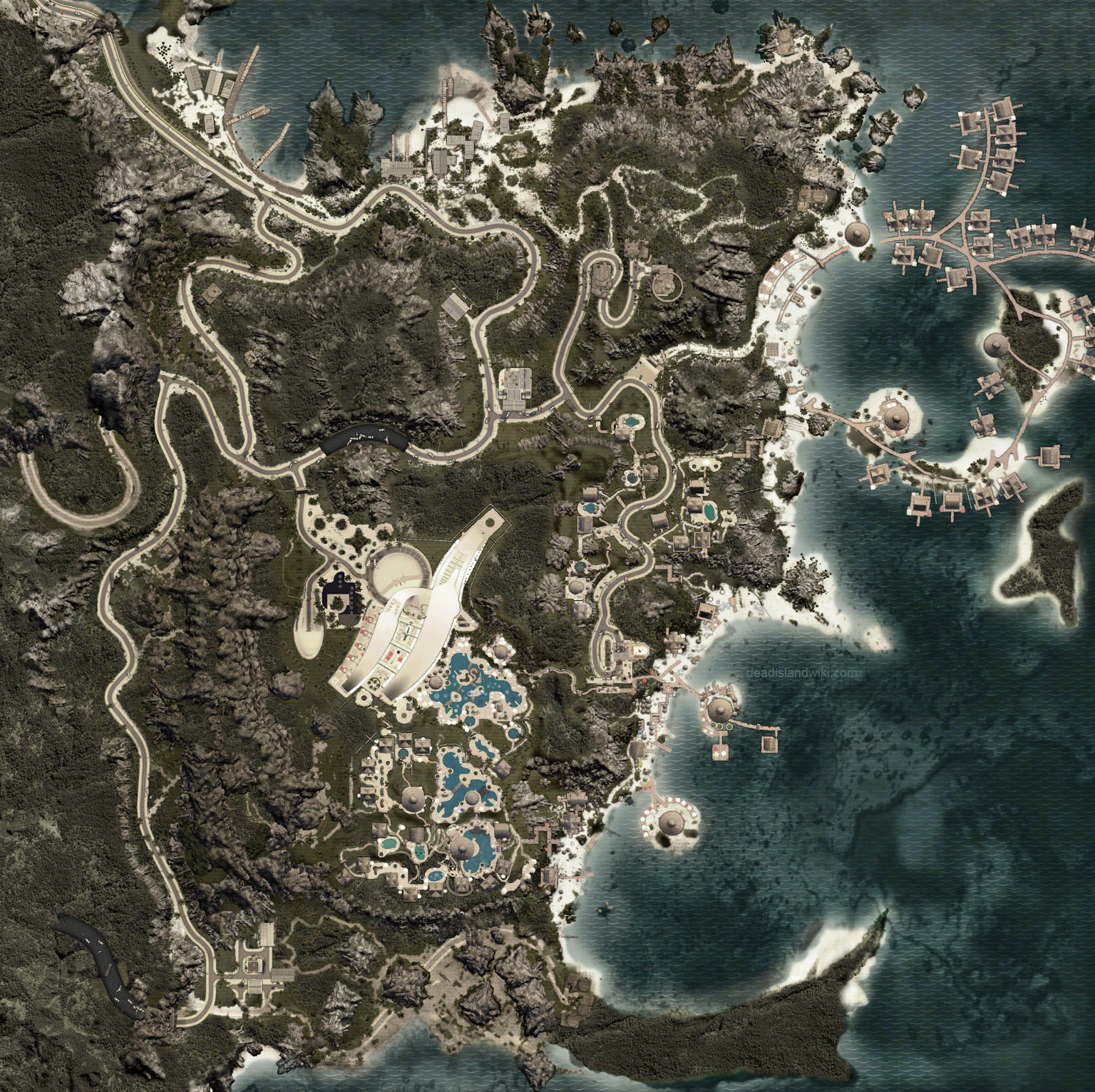 crafting dead dead island map