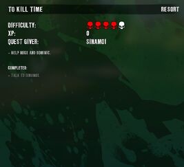To Kill Time