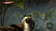 Aiming down the sights in the original game