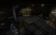 The bunker's turret, containing a metal chest