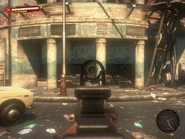 Aiming down the sights in the original game