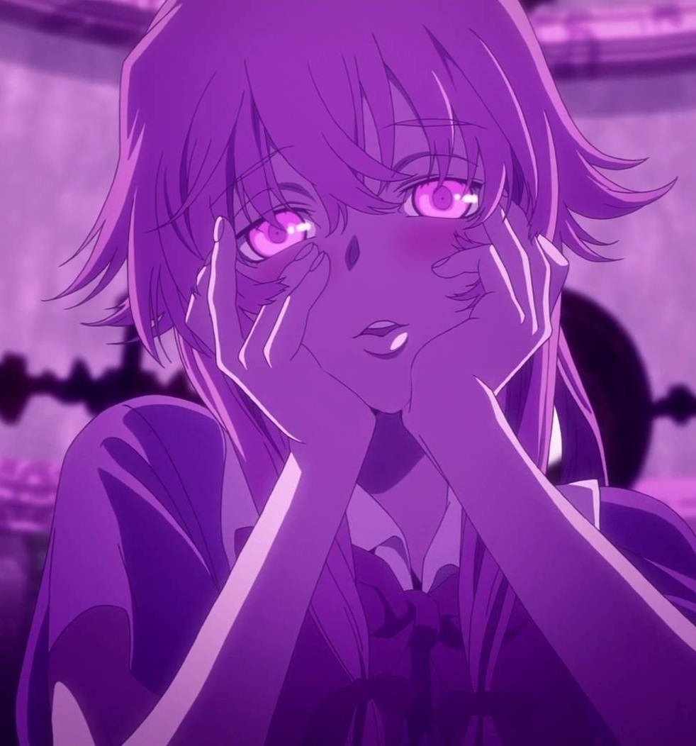 Even in death, I'll keep chasing after you. (Yuno Gasai / Mirai