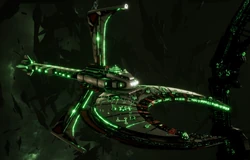 Necron Scythe-class Harvest Ship