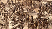 Northmen reading for battle