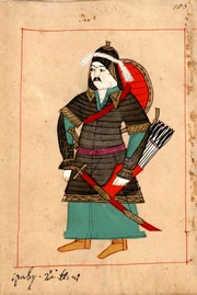 A dismounted Sipahi