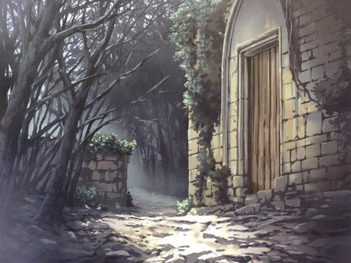 Finally something different, exterior of abandoned house.