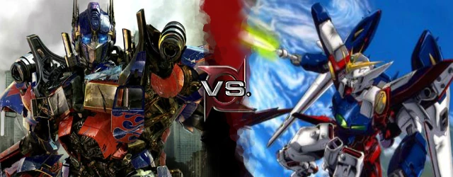 Featured image of post Optimus Prime Vs Gundam