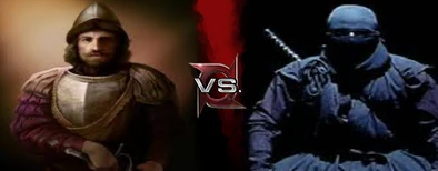 Conquistador vs Ninja