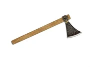 Barbarian throwing axe