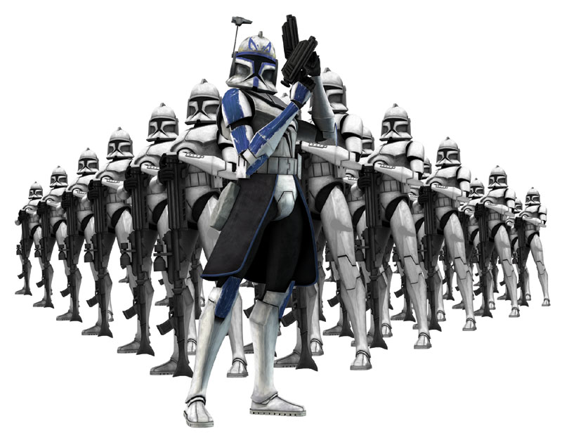 all 501st clone troopers