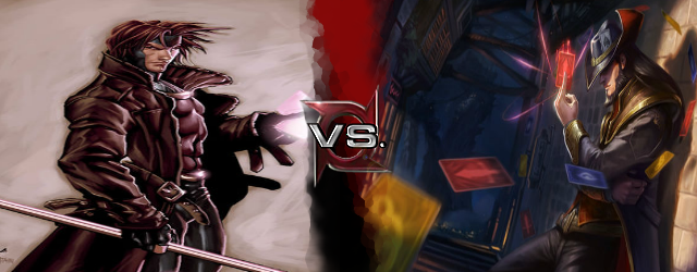 Death Battle: Gambit VS Twisted Fate by Scarce-Monics on DeviantArt