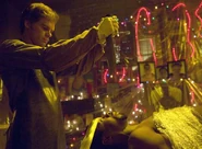 Dexter about to kill a target.