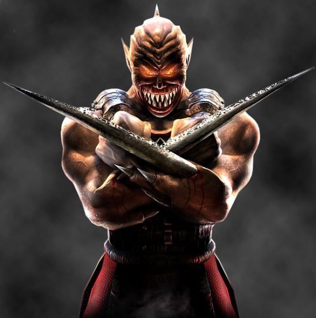 Download Fierce Mortal Kombat Warrior - Baraka Unleashes His Blades  Wallpaper