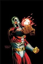 Deadshot firing one of his wrist rifles