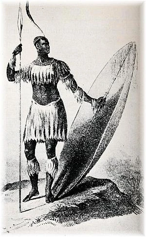 shaka zulu drawings