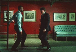 He then strikes at a very vulnerable area of the neck, incapacitating him.