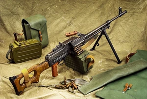 PKM machine gun