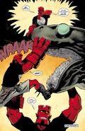 HellboyTurtleMonster.jpg (148 KB) Hellboy holds open the turtle monster's jaws.