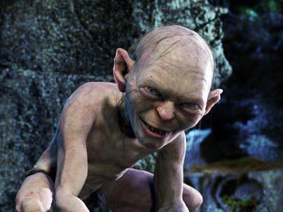 In LOTR, Gollum's pupils are tiny when he is in his Gollum persona, but  they change to much bigger when he switches to Sméagol : r/MovieDetails