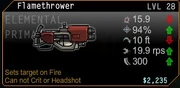 SFH 2 Flamethrower