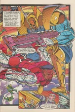 Combat's alien weaponry display