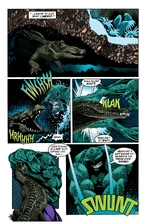 Croc Wrestles An Alligator