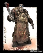 A Locust wearing armor