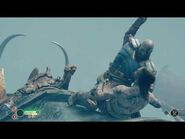 GOD OF WAR PS4 - Kratos Vs Baldur On The Dragon