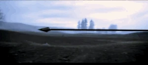 The Flash catches an arrow during training with Oliver