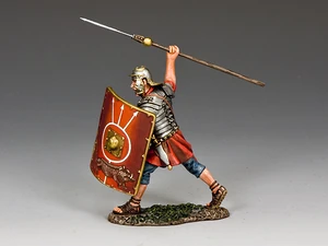 Imperial Legionary using a Pilum in combat