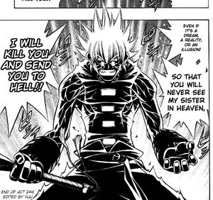 He doesn't actually invert color; that's just for dramatic effect.