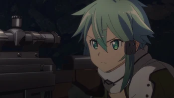 Sinon with her Ultima Ratio Hecate II