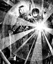 Sorawo axe and flashlight