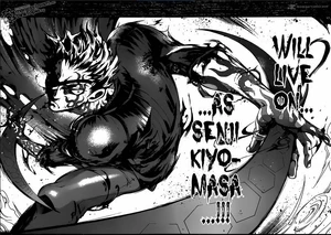 Senji attacking with his newly improved Crow Claw