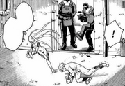 Guards kick out Shiro and Yo