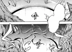 Ganta's vision becomes unfocused.