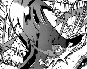 Toto creates a giant whip using Plasma based Branch of Sin