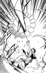 Ganta using his Branch of Sin against Senji.