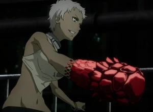 Fists of Blood's rock gauntlet