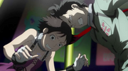 Ganta finishes off Minatsuki