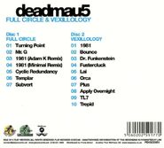 The tracklist from the CD.