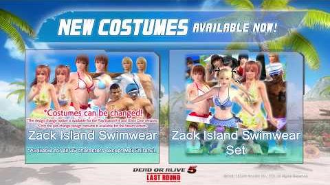 Zack Island Swimwear Set (American).