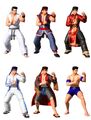 Virtua Fighter 5 Final Showdown costumes