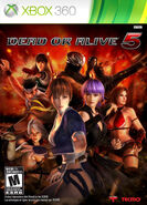 Dead or alive 5 xbox 360 US cover